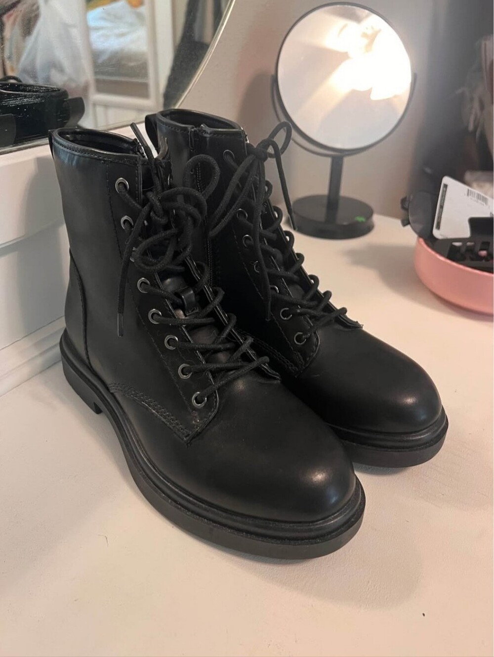 Madden Girl Black Boots Women